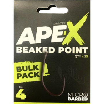 RidgeMonkey Ape-X Straight Point Hooks - Bulk Pack